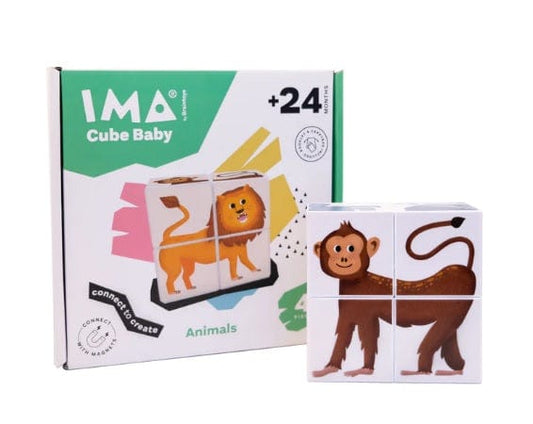 Imanix Juegos Magnéticos Imacube Baby Animals 4 piezas - Imanix IMA-BB04
