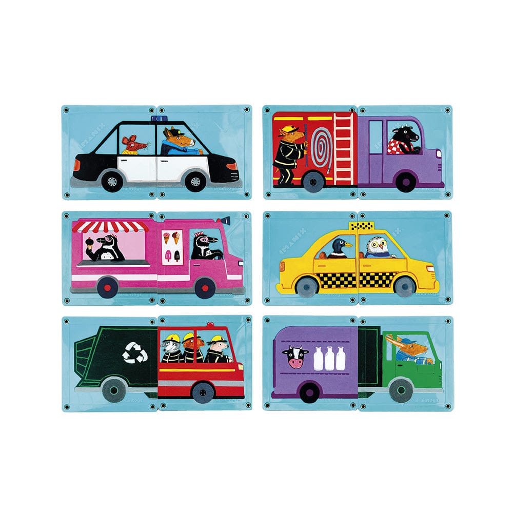 Imanix Juegos Magnéticos Imanix Beeps and Wheels - Braintoys IMA-BB012