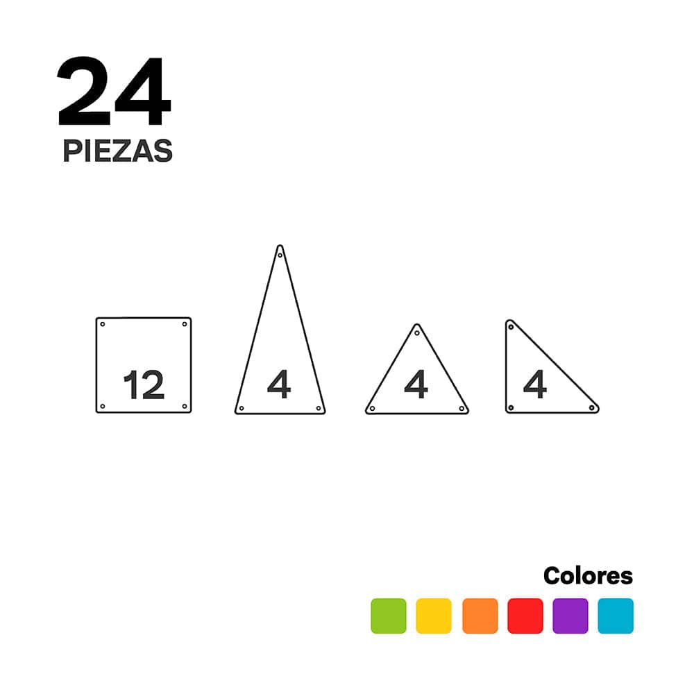 Imanix Juegos Magnéticos Imanix Mini 24 - Imanix IMA-MI024