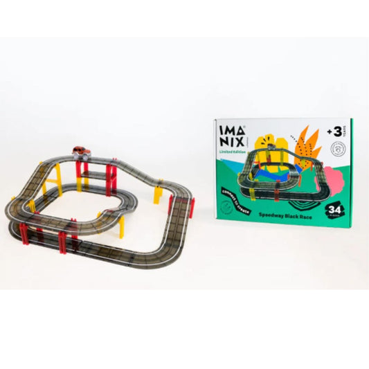 Imanix Juegos Magnéticos Imanix pista 34 piezas - Imanix IMA-RAC34