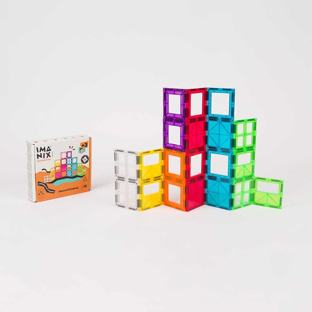 Imanix Juegos Magnéticos Puertas y Ventanas 16 Piezas - Imanix IMA-DW16
