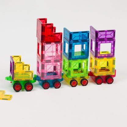 Imanix Juegos Magnéticos Set Imanix Trenes 38 piezas Electronics Cars IMA-TR38