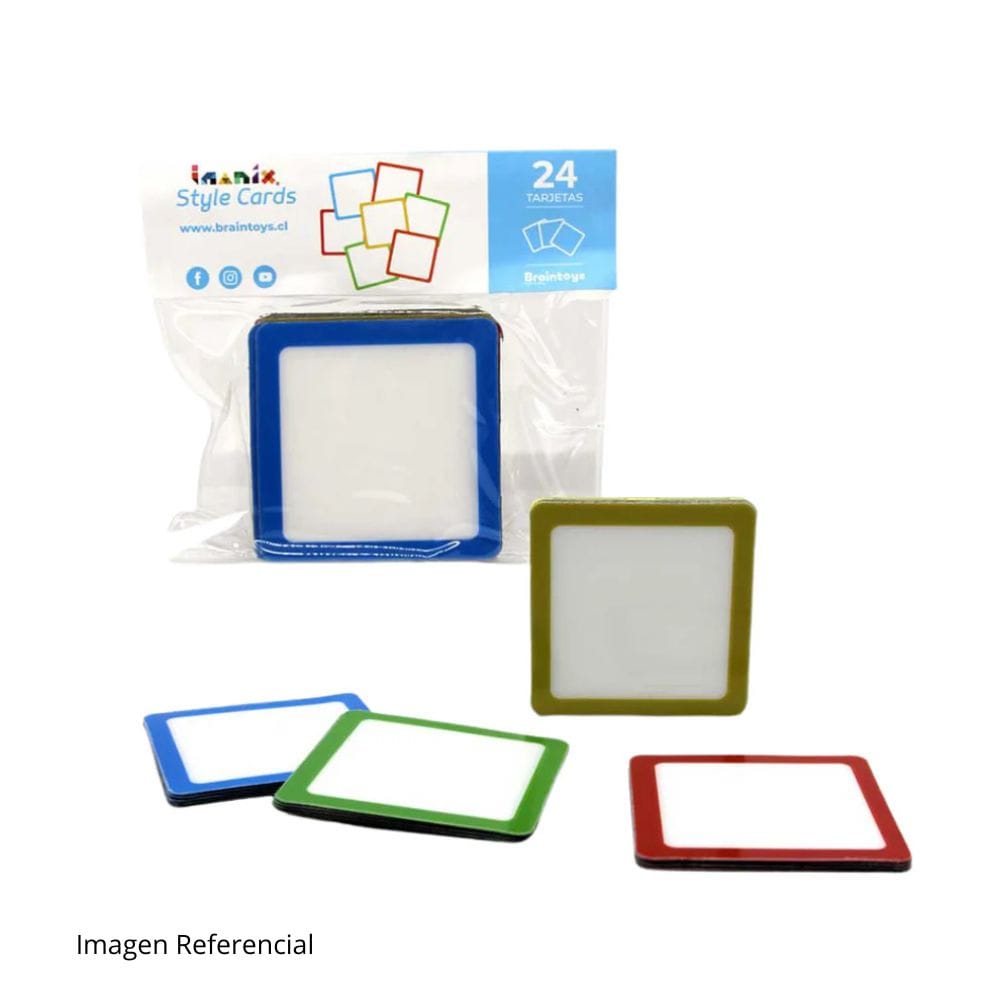 Imanix Juegos Magnéticos Style Cards en blanco 24 Tarjetas - Imanix IMA-SCO24