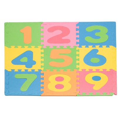 INFANTI Juguetes de actividades para bebés Alfombra EVA Números 9 Piezas-  Infanti 05211531864