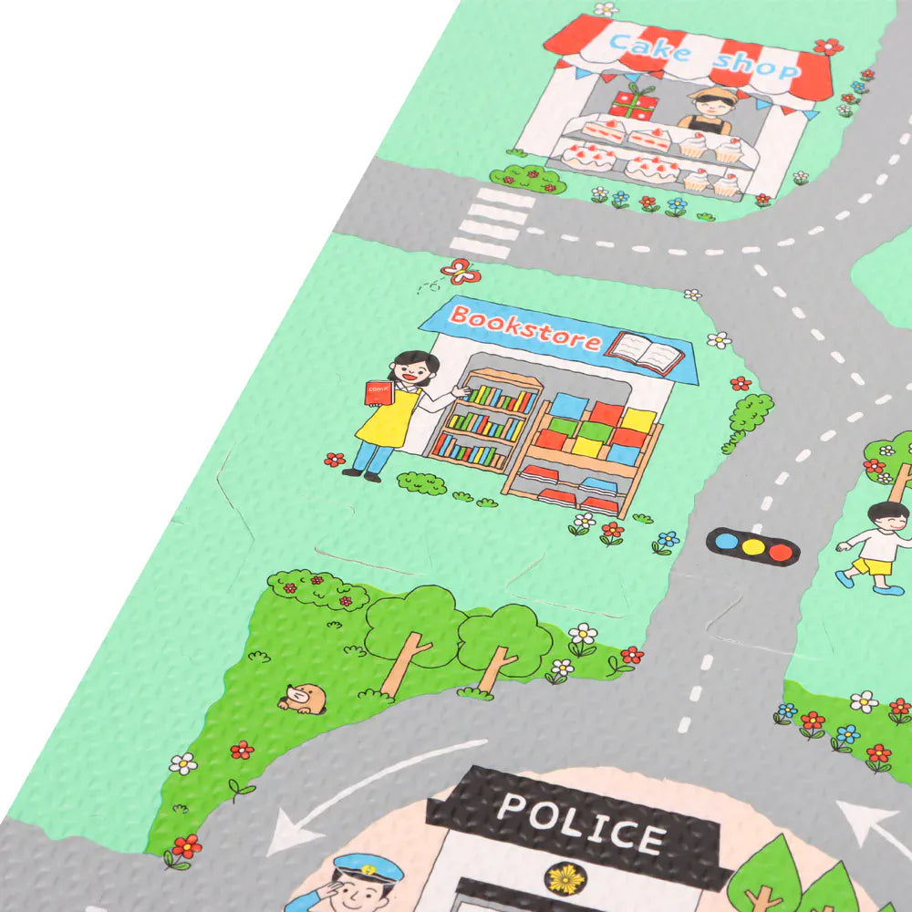 INFANTI Juguetes de actividades para bebés Alfombra EVA Pista Ciudad 9 Piezas -  Infanti 05211531862
