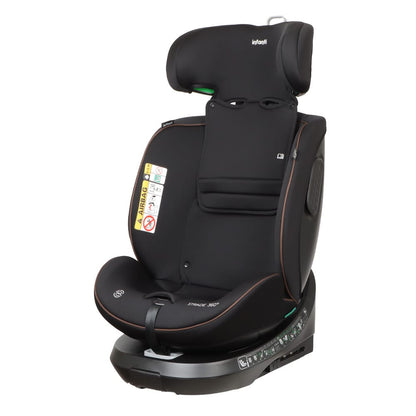 Infanti Silla de auto convertible Silla de Auto  Convertible Stade 360° K83 Black- Infanti 012150K83BK