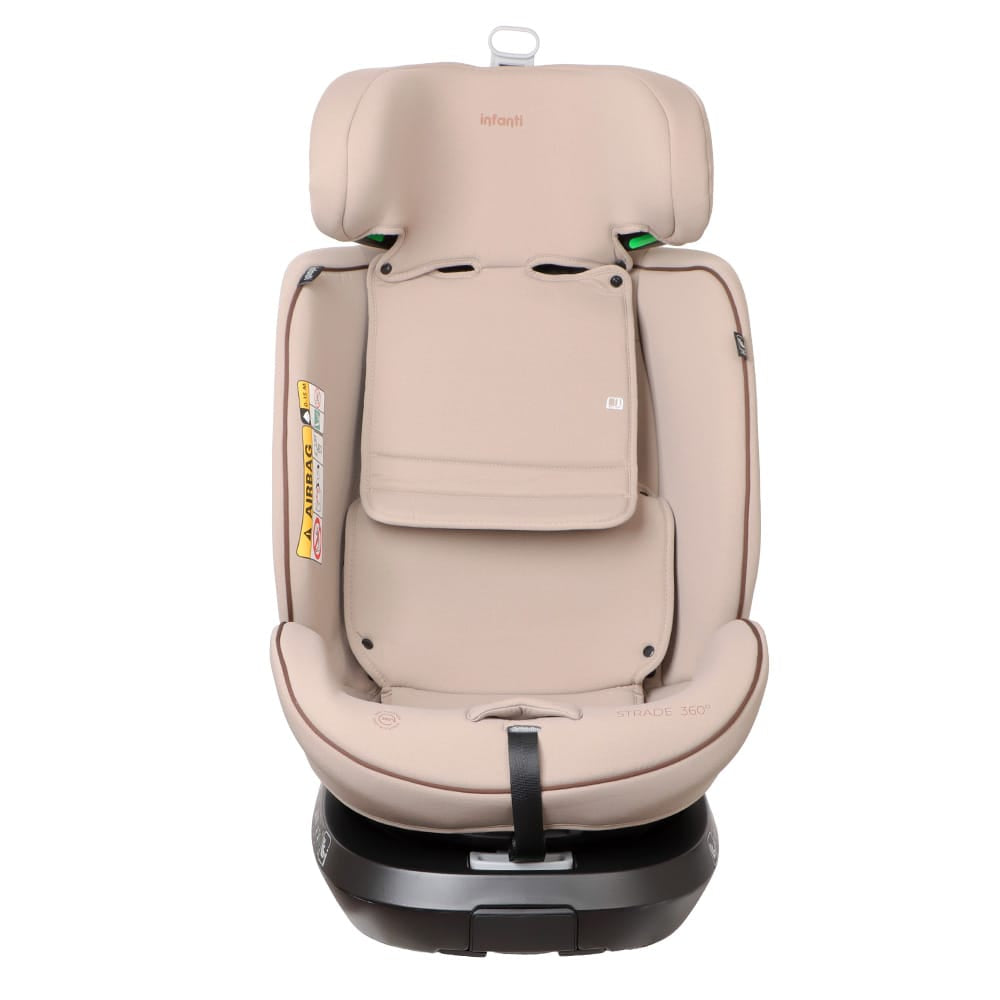 Infanti Silla de auto convertible Silla de Auto Convertible Strade 360° K83 Beige- INFANTI 012150K83BG