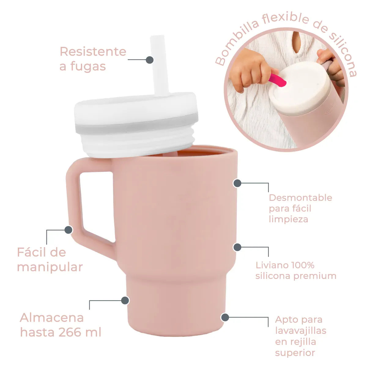 Infantino Alimentación Vaso de Entrenamiento My 1st Tumbler Pirouette - Infantino IF33003308066PT