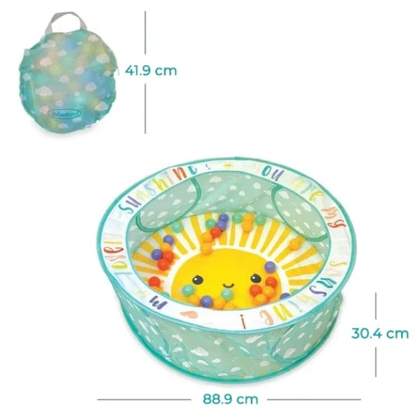 Infantino Juguetes de actividades para bebés Piscina de estimulación Pop-up Ball Pit - Infantino IF10105313079