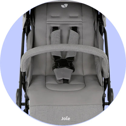 JOIE Coches Coche de Paseo Compacto 3 en 1 Tourist Pebble Joie JO420S1706PEBB