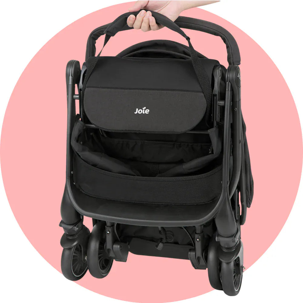 JOIE Coches Coche de Paseo Compacto 3 en 1 Tourist Pebble Joie JO420S1706PEBB