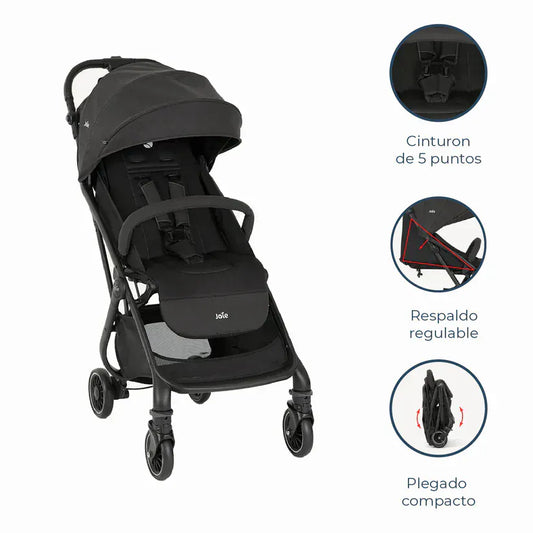 JOIE Coches Coche Paseo Compacto 3 en 1 Tourist Shale Joie JO420S1706SHA