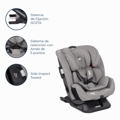 Joie Silla de auto convertible Silla de auto convertible every stage FX Gray Flannel  - Joie