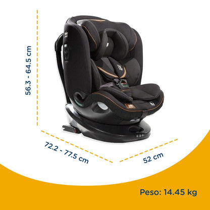 Joie Silla de auto convertible Silla de Auto Convertible I-Spin Grow Eclips - Joie JO420C1904ECLI