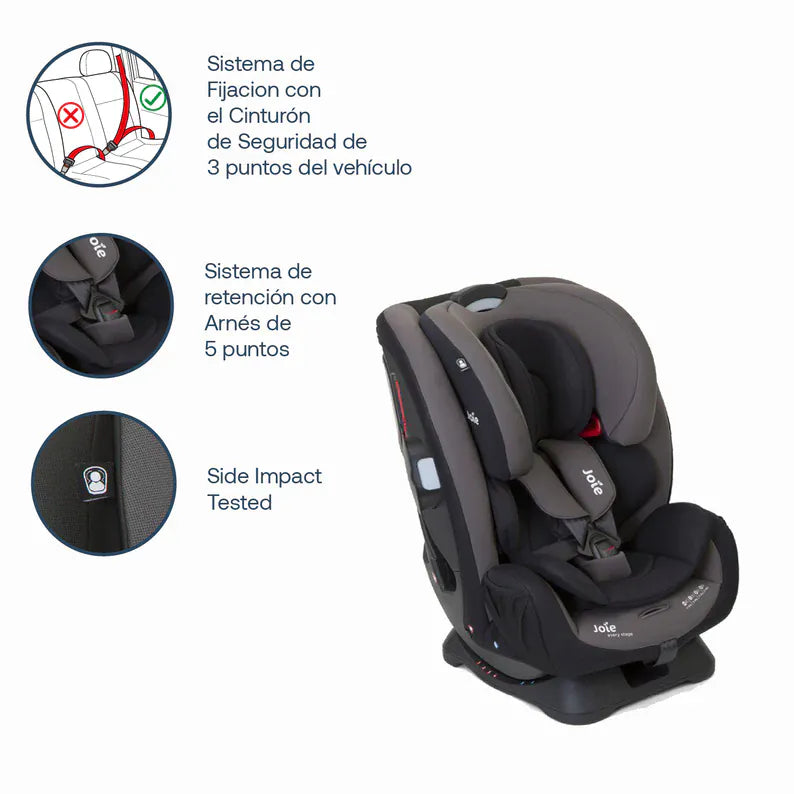 JOIE Sillas de auto Silla de Auto Convertible Every Stage Ember - Joie JO420C1209EM