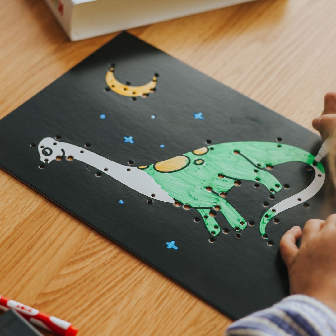 Kidywolf Arte / Manualidades Kidyneon Kit de decoración mural luminosa Dinosaurios - Kidywolf KIDYNEON-DIN-GR