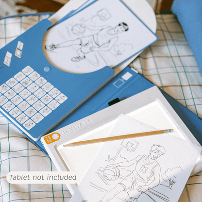 Kidywolf Arte / Manualidades Láminas de recambio para Kidypad Deportes - Kidywolf KIDYDRAW-PAD-REFILL8-SPO