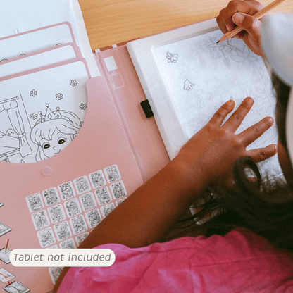 Kidywolf Arte / Manualidades Láminas de recambio para Kidypad Érace una vez 6 años  - Kidywolf KIDYDRAW-PAD-REFILL8-OUT