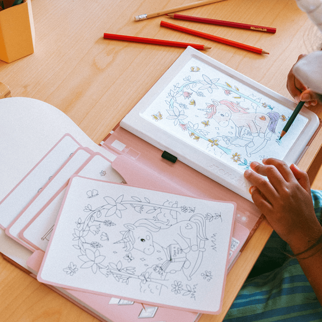 Kidywolf Arte / Manualidades Láminas de recambio para Kidypad Érace una vez 6 años  - Kidywolf KIDYDRAW-PAD-REFILL8-OUT
