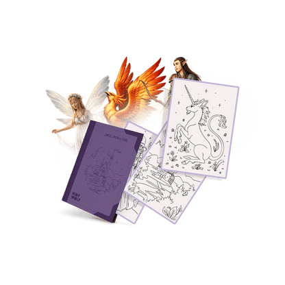 Kidywolf Arte / Manualidades Láminas de recambio para Kidypad Érace una vez 8 años - Kidywolf KIDYDRAW-PAD-REFILL6-OUT