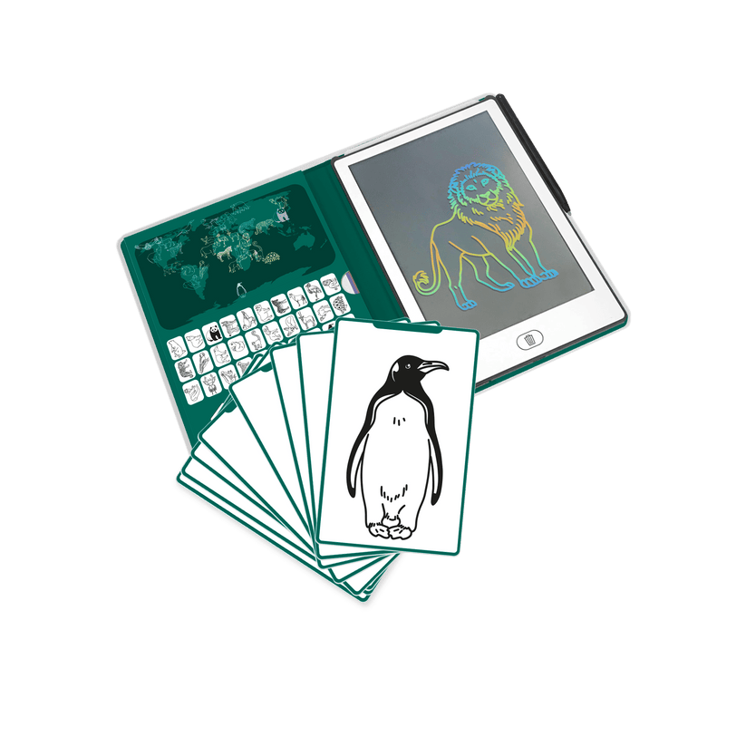 Kidywolf Arte / Manualidades Tablet de dibujo Kidydraw mini Animales alrededor del mundo - Kidywolf KIDYDRAW-MINI-AAW