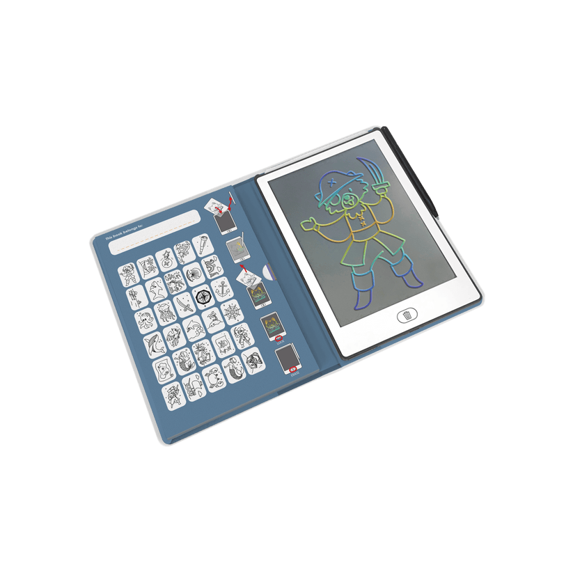 Kidywolf Arte / Manualidades Tablet de dibujo Kidydraw mini Océano y Piratas - Kidywolf KIDYDRAW-MINI-OPI