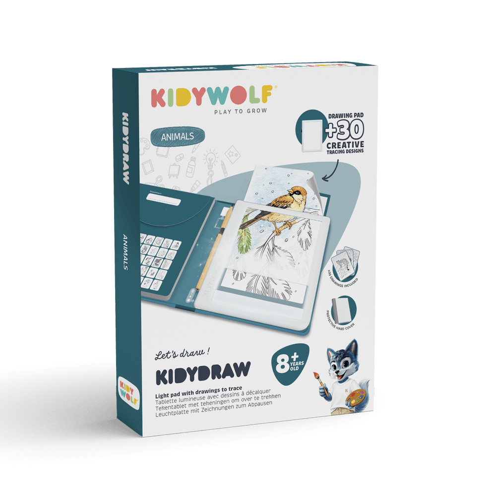 Kidywolf Arte / Manualidades Tablet de dibujo Kidydraw Pad Animals - Kidywolf KIDYDRAW-PAD8-ANI