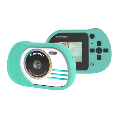 Kidywolf Camara de foto Cámara de Foto Impermeable Turquesa KIDYCAM-CY