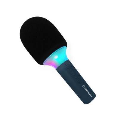 Micrófono karaoke con bluetooth azul - Kidywolf