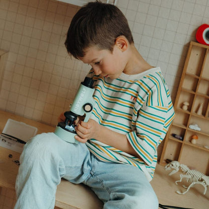 Kidywolf Juegos de Ciencia Microscopio portátil - Kidywolf KIDYMICROSCOPE-GR