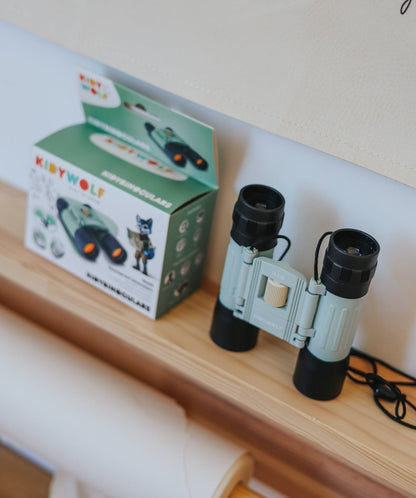Kidywolf Juegos de Exterior KidyBinocular verde 10x25  - kidywolf KIDYBINOCULARS-GR