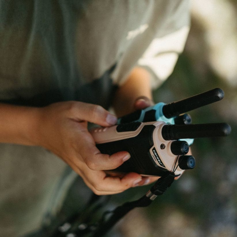 Kidywolf Juegos de Exterior Walkie Talkie nude y cian - Kidywolf KIDYTALK-NC