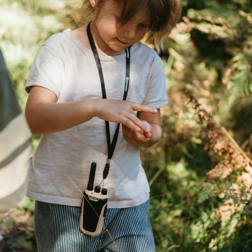 Kidywolf Juegos de Exterior Walkie Talkie nude y cian - Kidywolf KIDYTALK-NC