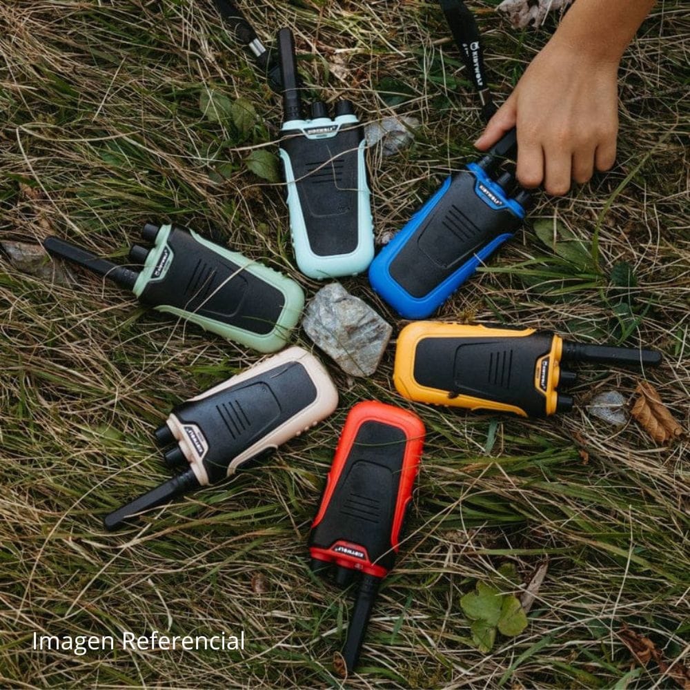 Kidywolf Juegos de Exterior Walkie Talkie nude y cian - Kidywolf KIDYTALK-NC