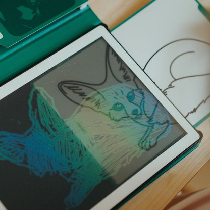 Kidywolf Recambios de tarjetas para Kidydraw Animals around the world y Oceans and pirates - Kidywolf REFIL-DRAW-MINI-AAW-OPI