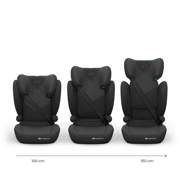 Kinderkraft Alzador Silla de Auto Butaca Junior Fix 2 i-Size Plus Black | Kinderkraft KCJUFI20BLKPL0N