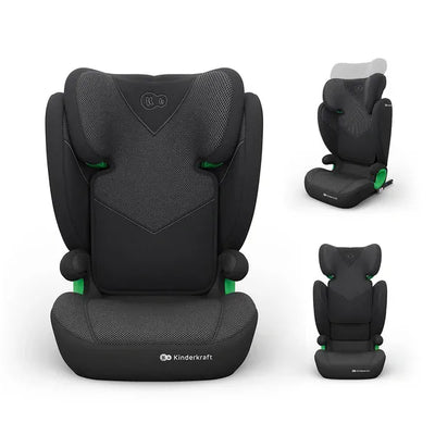 Silla de Auto Butaca Junior Fix 2 i-Size Plus Black | Kinderkraft