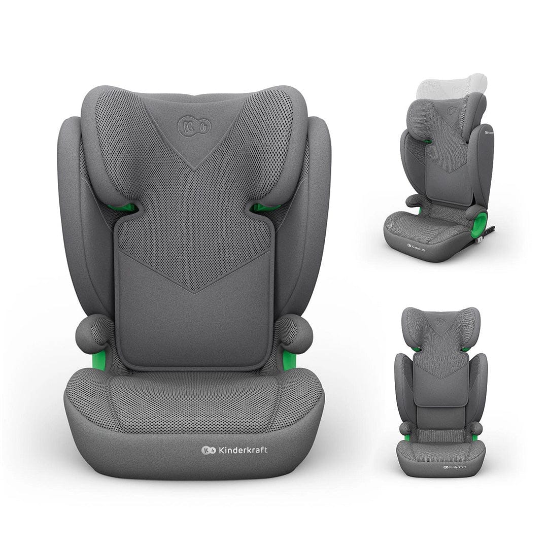 Kinderkraft Alzador Silla de Auto Butaca Junior Fix 2 i-Size Plus Grey | Kinderkraft KCJUFI20GRYPL0N