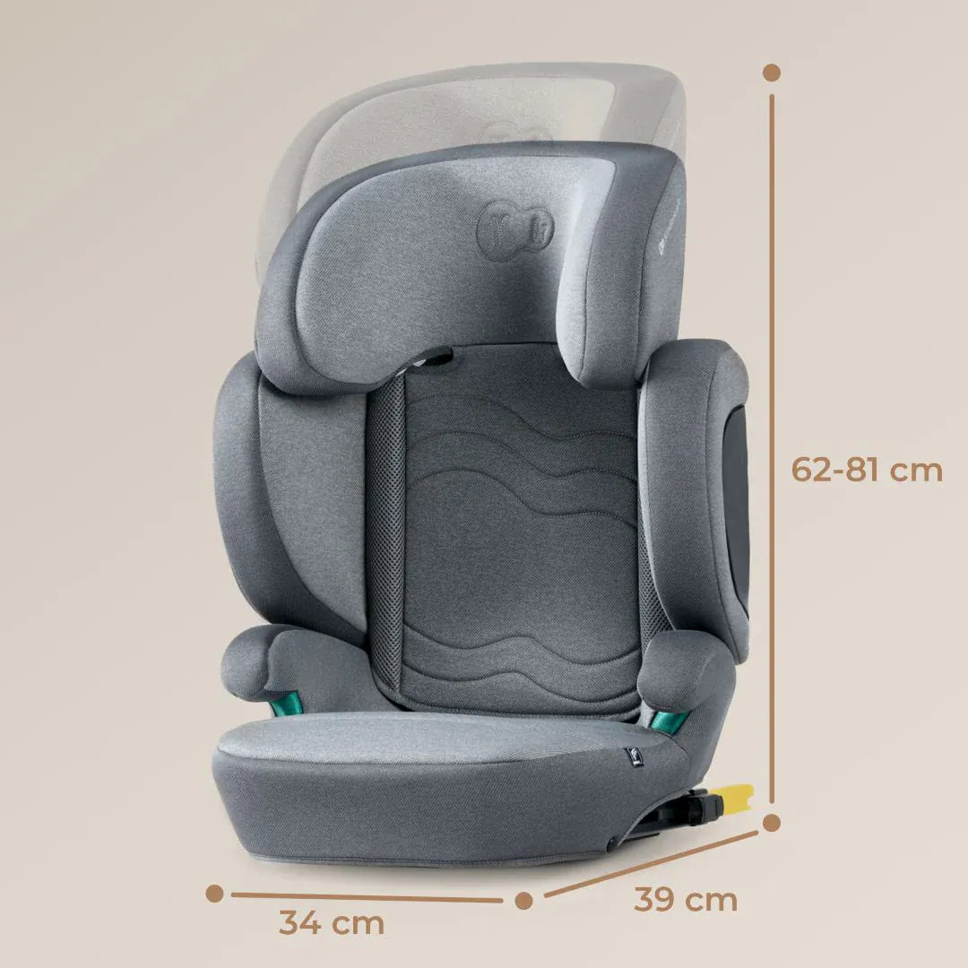 Kinderkraft Alzador Silla de auto Butaca XPAND 2 i-Size Grey KCXPAN02GRY