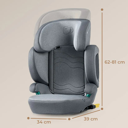 Kinderkraft Alzador Silla de auto Butaca XPAND 2 i-Size Grey KCXPAN02GRY
