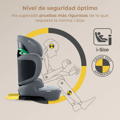 Kinderkraft Alzador Silla de auto Butaca XPAND 2 i-Size Grey KCXPAN02GRY