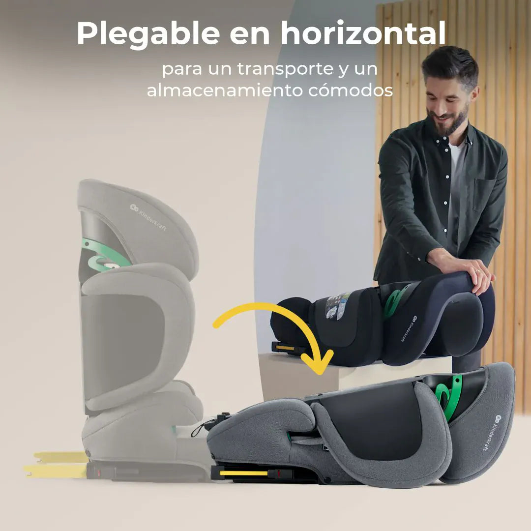Kinderkraft Alzador Silla de auto Butaca XPAND 2 i-Size Grey KCXPAN02GRY