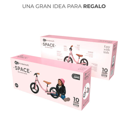 Kinderkraft Bicis Bicicleta de Balance SPACE 2021 Dark Pink- Kinderkraf KRSPAC23PNK