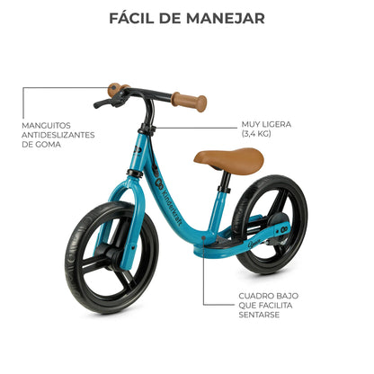 Kinderkraft Bicis Bicicleta de Balance SPACE 2021 Deep Blue- Kinderkraf KRSPAC23BLU