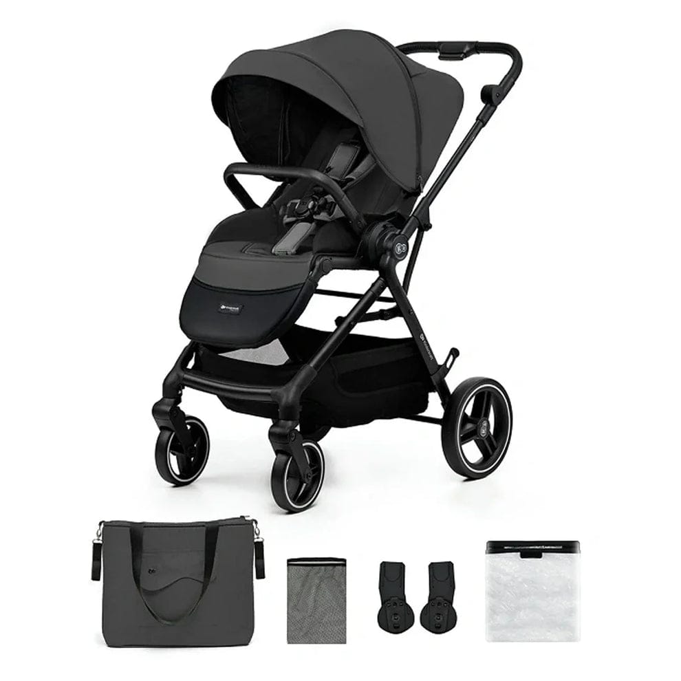 Kinderkraft Coche Coche de Paseo Yoxi Moonlight Grey - Kinderkraft KSYOXI00GRY