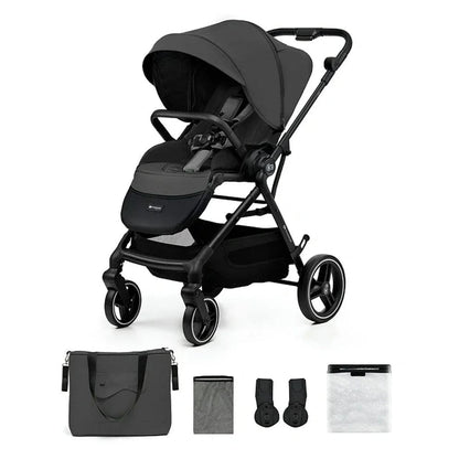 Kinderkraft Coche Coche de Paseo Yoxi Moonlight Grey - Kinderkraft KSYOXI00GRY
