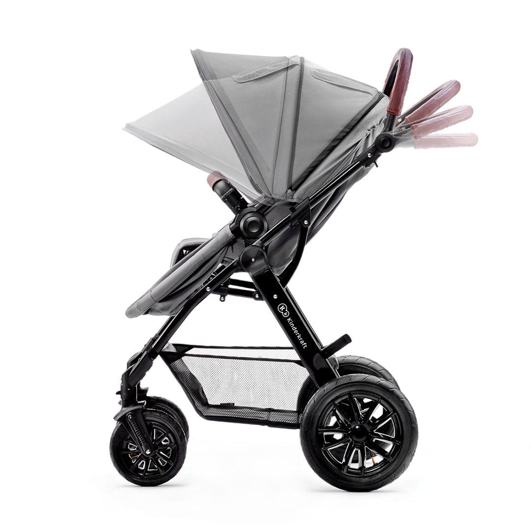 KINDERKRAFT Coche Coche MOOV 2 en 1 Gris - KinderKraft KKWMOOVGRY