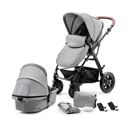 KINDERKRAFT Coche Coche MOOV 2 en 1 Gris - KinderKraft KKWMOOVGRY