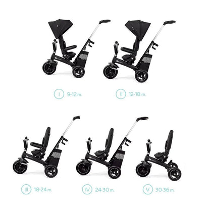 KINDERKRAFT Coche Triciclo EASYTWIST Black - Kinderkraft KREASYBLK