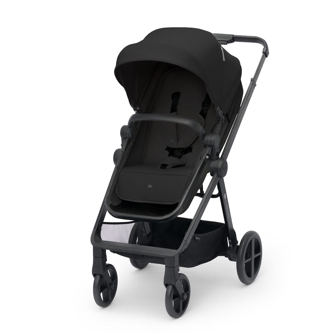 Kinderkraft Coches Travel System Travel system coche de paseo newly moon black 3 en 1 + silla de auto mink FX + base KK71027553353910